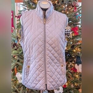 Adrienne Vittadini Quilted Vest - Lavender